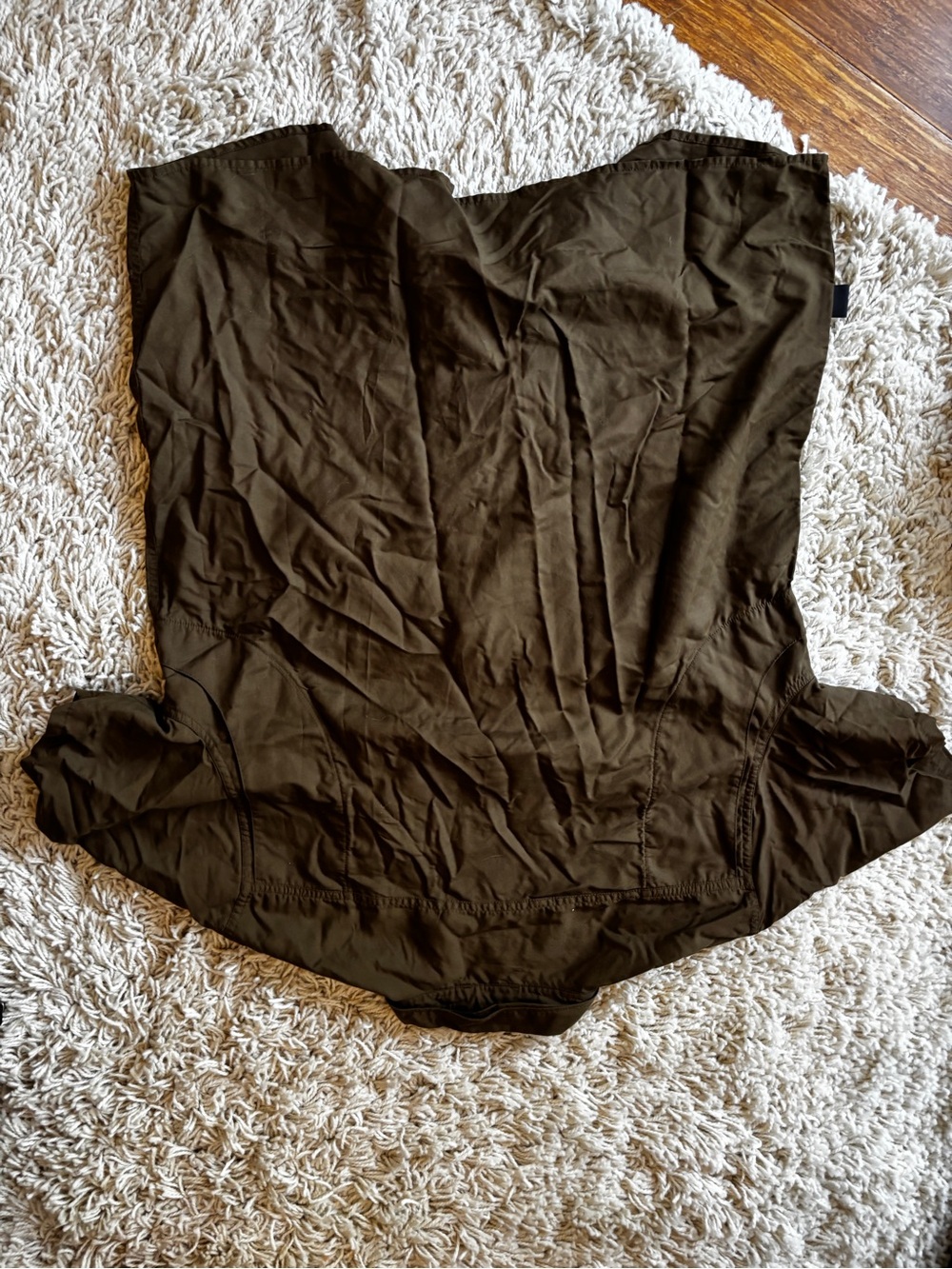 Patagonia Short Sleeve Utility Shirt - Olive camping hiking size men’s large - Picture 4 of 6